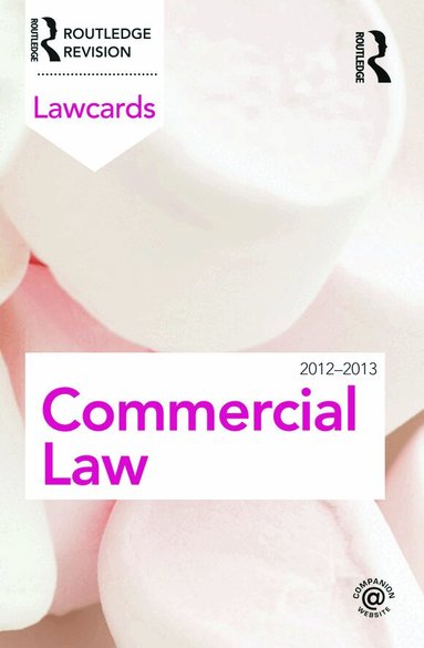Routledge - Commercial Lawcards 2012-2013, Häftad