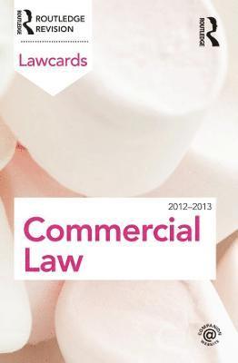 bokomslag Commercial Lawcards 2012-2013