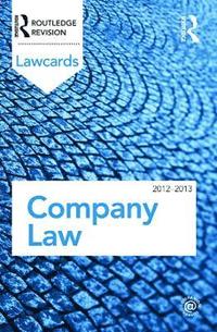 bokomslag Company Lawcards 2012-2013