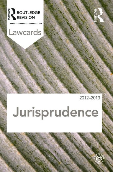 Routledge - Jurisprudence Lawcards 2012-2013, Häftad