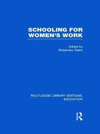bokomslag Schooling for Women's Work