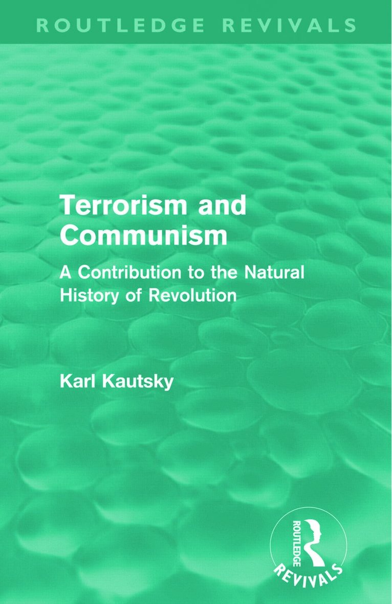 Terrorism and Communism (Routledge Revivals) 1