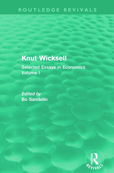 bokomslag Knut Wicksell (Routledge Revivals)