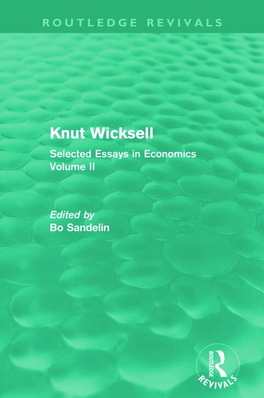 Bo Sandelin - Knut Wicksell, Häftad