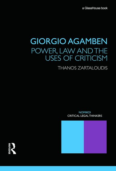 Thanos Zartaloudis - Giorgio Agamben, Häftad
