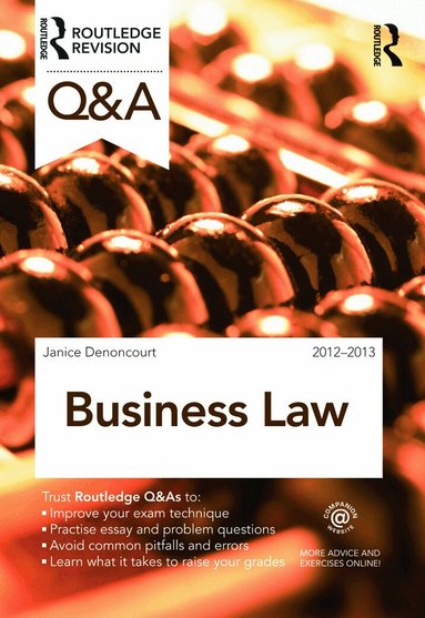 Janice Denoncourt - Q&A Business Law, Häftad