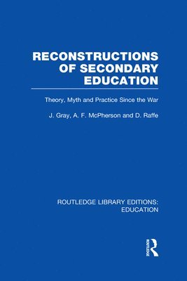 Reconstructions of Secondary Education 1
