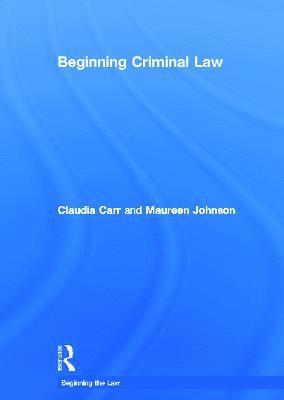 Beginning Criminal Law 1