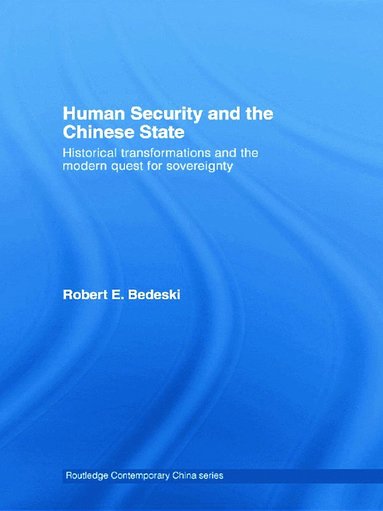 bokomslag Human Security and the Chinese State