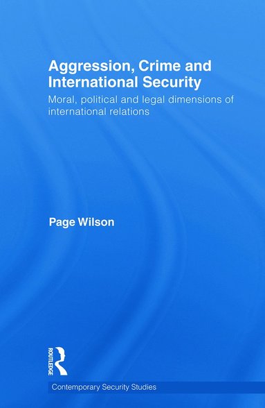 bokomslag Aggression, Crime and International Security