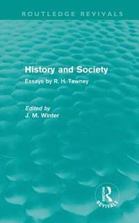 bokomslag History and Society