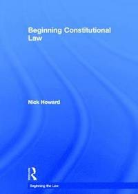 bokomslag Beginning Constitutional Law