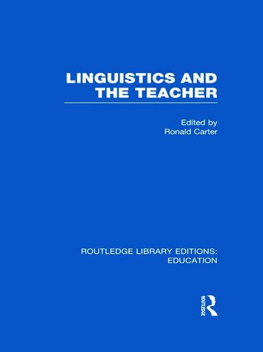 bokomslag Linguistics and the Teacher