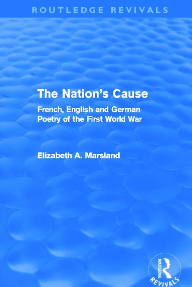 bokomslag Nation's Cause (Routledge Revivals)