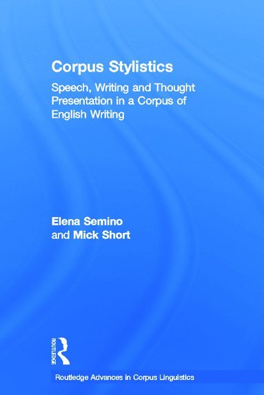 bokomslag Corpus Stylistics