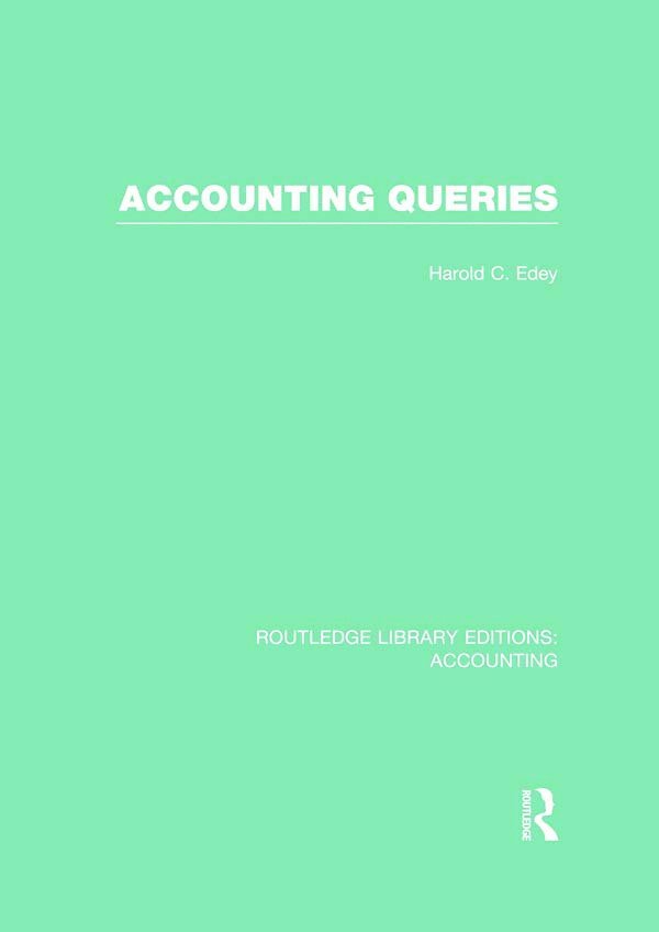 Accounting Queries (RLE Accounting) 1