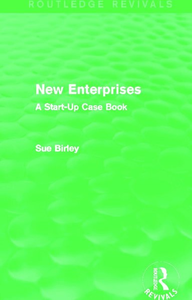 Sue Birley - New Enterprises (Routledge Revivals), Häftad