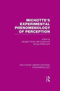 bokomslag Michotte's Experimental Phenomenology of Perception