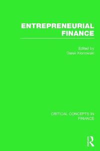 bokomslag Entrepreneurial Finance