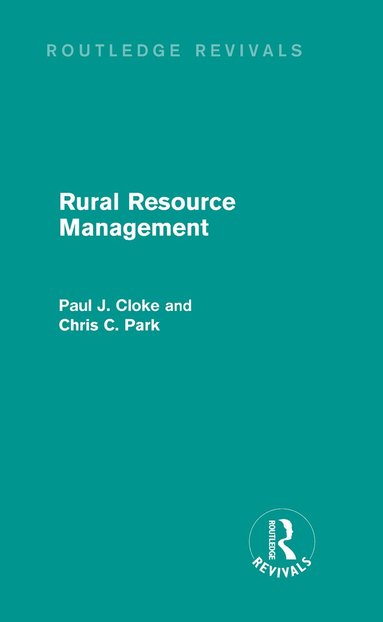 bokomslag Rural Resource Management (Routledge Revivals)