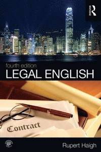 bokomslag Legal English