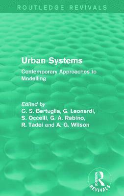 Urban Systems (Routledge Revivals) 1