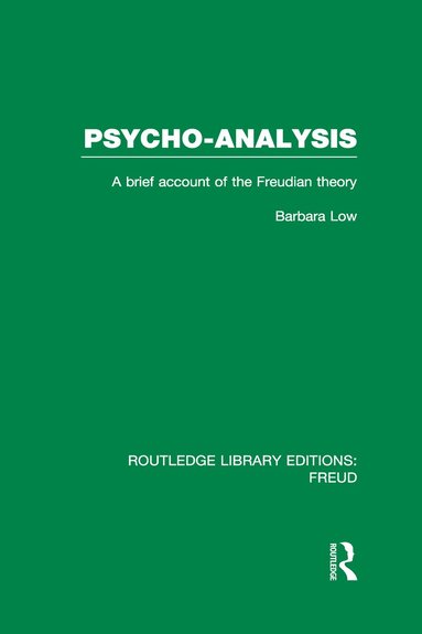 bokomslag Psycho-Analysis (RLE: Freud)