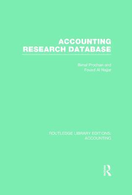bokomslag Accounting Research Database (RLE Accounting)
