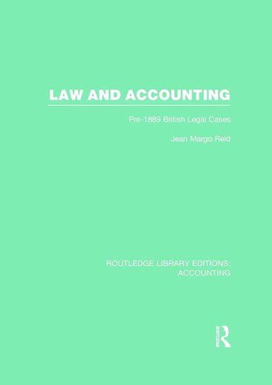 bokomslag Law and Accounting (RLE Accounting)