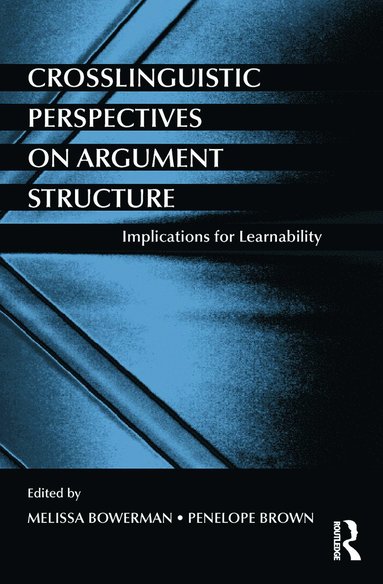 bokomslag Crosslinguistic Perspectives on Argument Structure