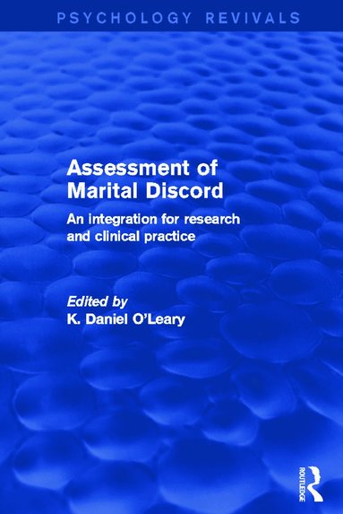 bokomslag Assessment of Marital Discord (Psychology Revivals)