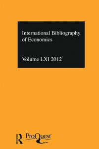 bokomslag IBSS: Economics: 2012 Vol.61