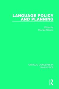 bokomslag Language Policy and Planning