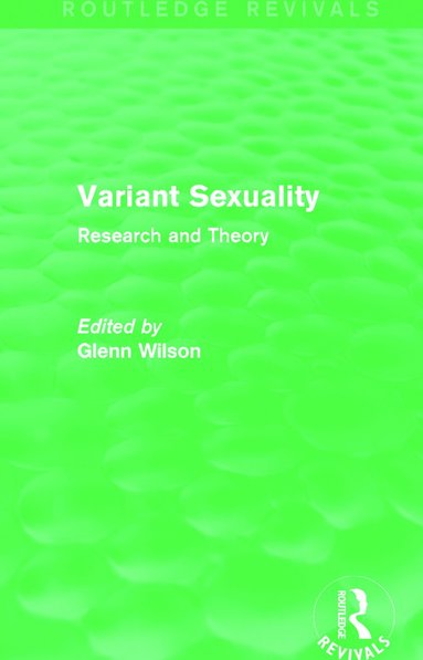 bokomslag Variant Sexuality (Routledge Revivals)