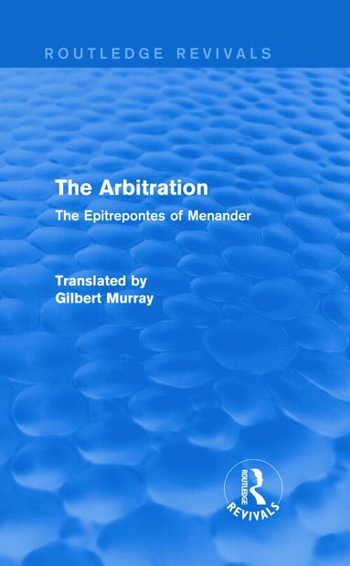 Gilbert Murray - Arbitration (Routledge Revivals), Inbunden