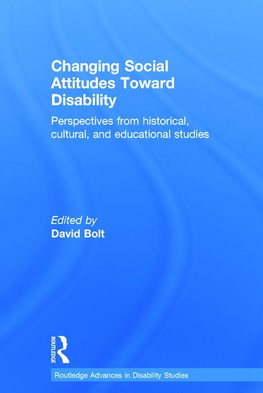 bokomslag Changing Social Attitudes Toward Disability