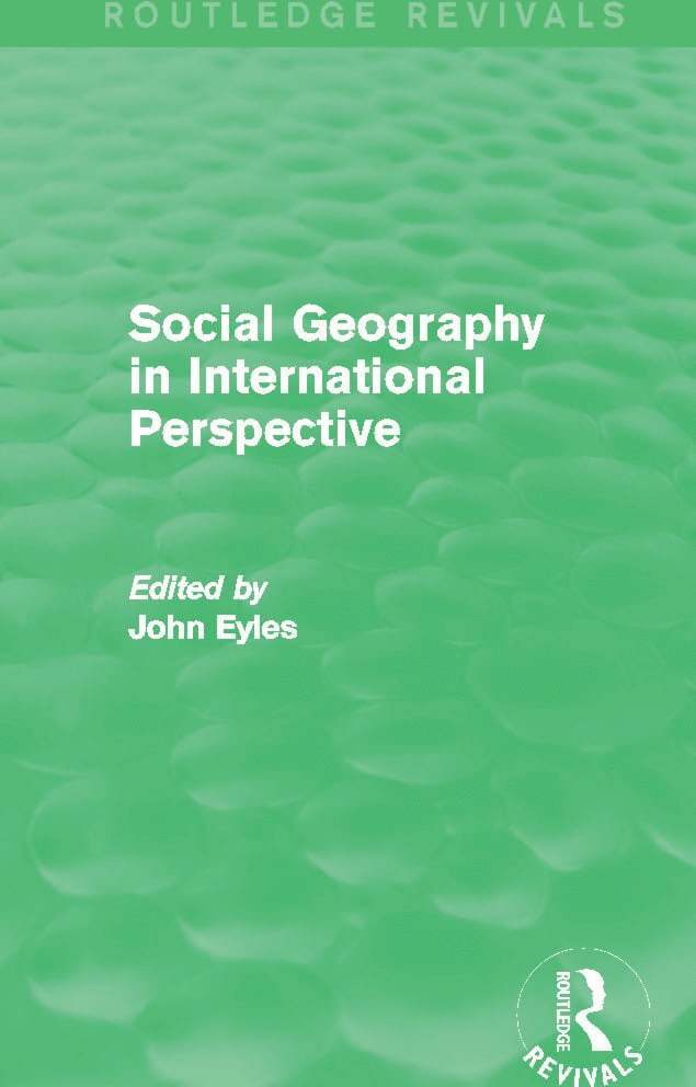 Social Geography (Routledge Revivals) 1