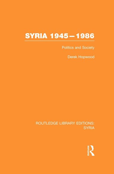 bokomslag Syria 1945-1986