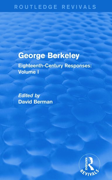 bokomslag George Berkeley (Routledge Revivals)
