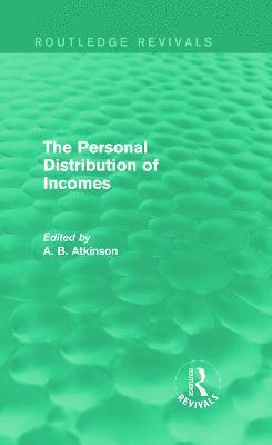 The Personal Distribution of Incomes (Routledge Revivals) 1