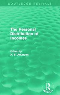 bokomslag The Personal Distribution of Incomes (Routledge Revivals)