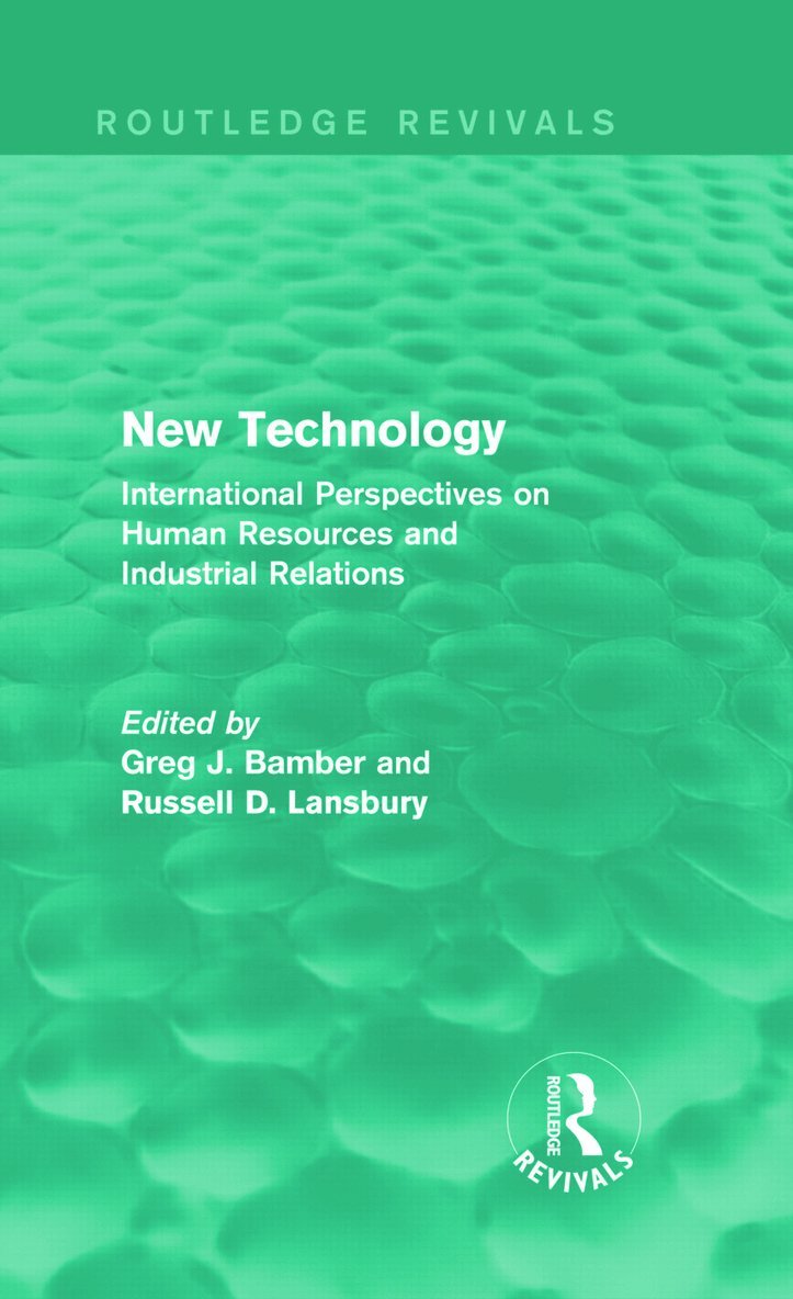 New Technology (Routledge Revivals)