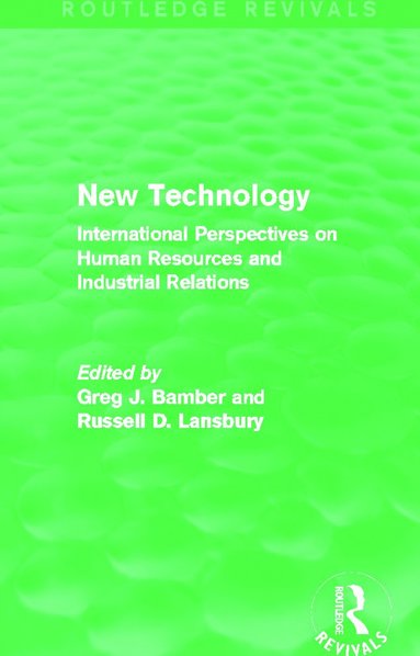 bokomslag New Technology (Routledge Revivals)