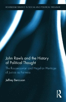 bokomslag John Rawls and the History of Political Thought