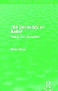 bokomslag The Sociology of Belief (Routledge Revivals)