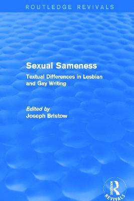 Sexual Sameness (Routledge Revivals) 1