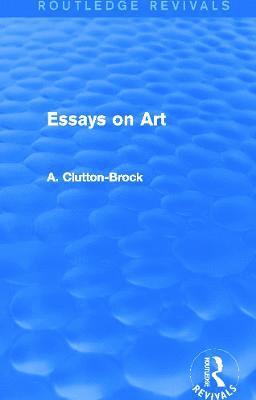 bokomslag Essays on Art (Routledge Revivals)