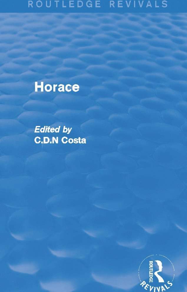 C.D.N. Costa - Horace (Routledge Revivals), Inbunden