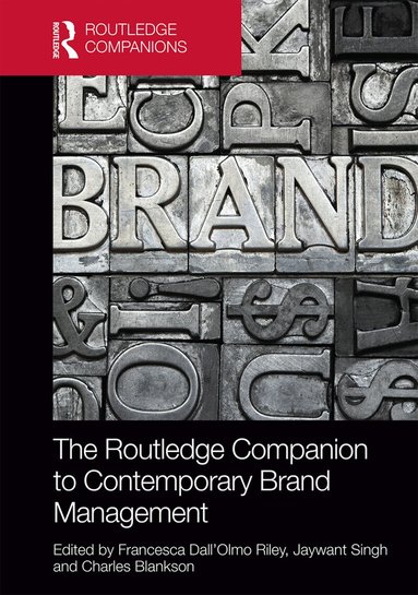 Francesca Dall'Olmo Riley, Jaywant Singh, Charles Blankson - Routledge Companion to Contemporary Brand Management, Inbunden