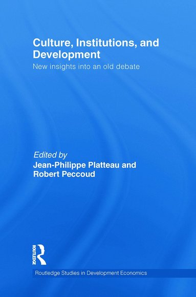 bokomslag Culture, Institutions, and Development